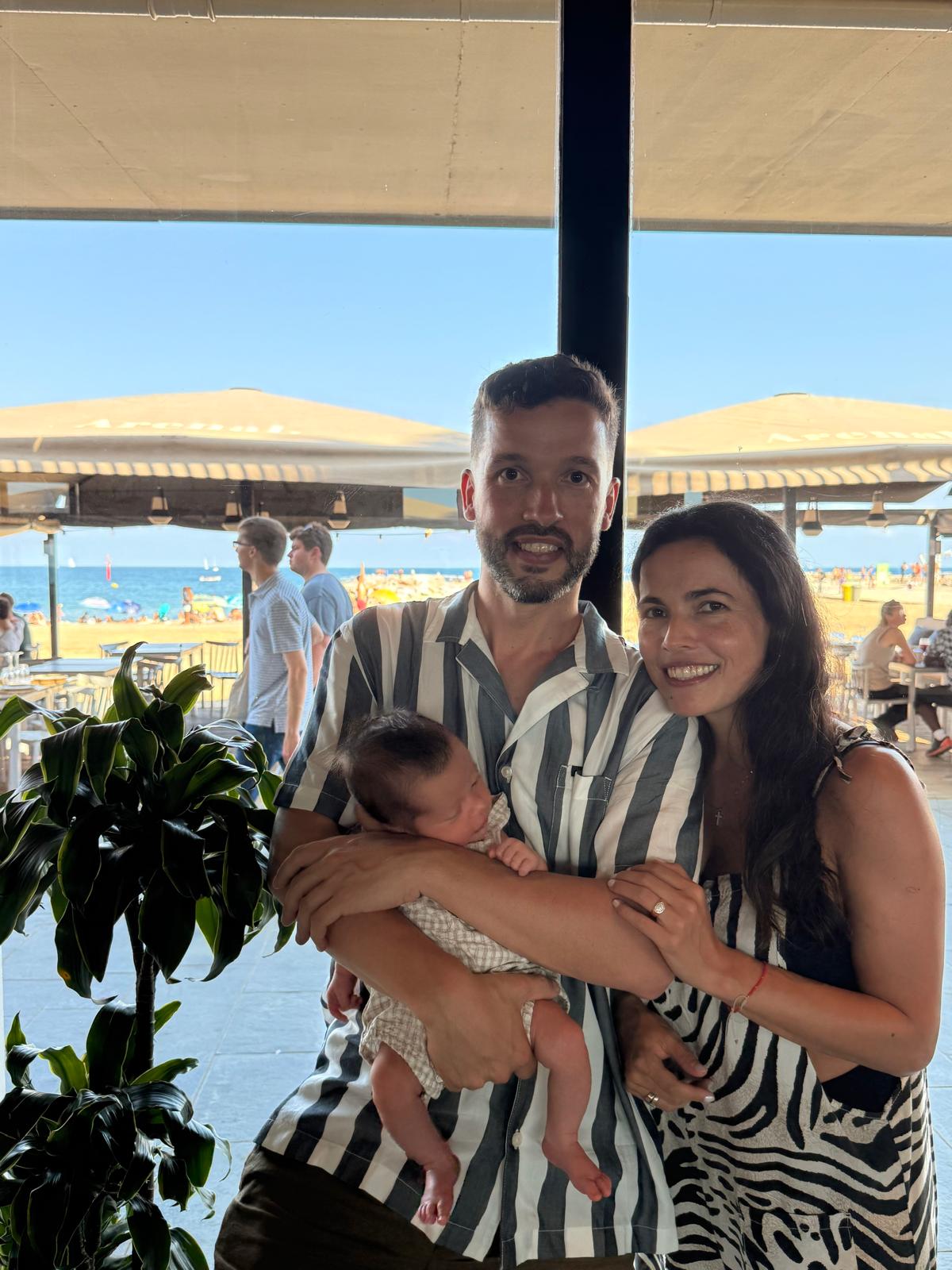 En la playa del Somorrostro en Barcelona, Julio 2025