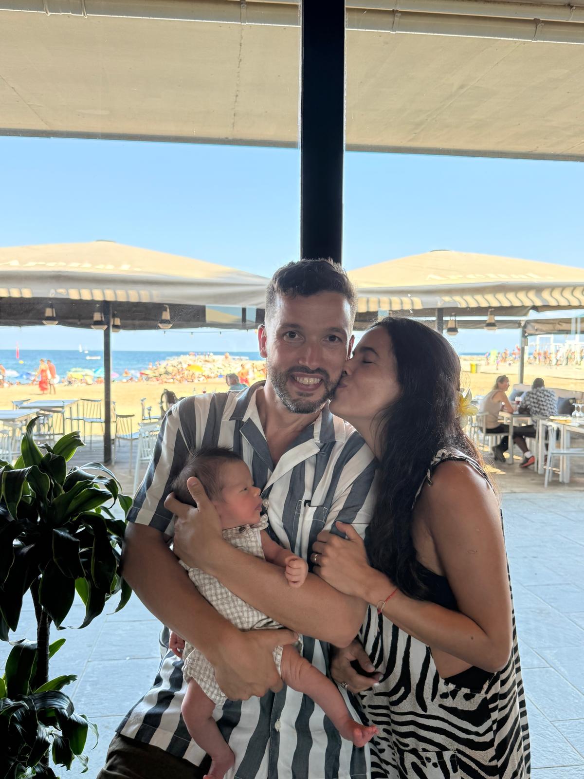 En la playa del Somorrostro en Barcelona, Julio 2025